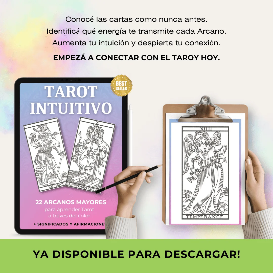 Tarot intuitivo para colorear